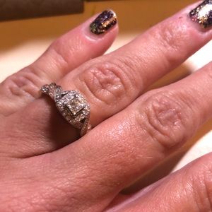 Neil Lane 1 ct Two Toned Engagement Ring